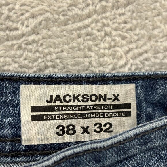 Buffalo David Bitton Jeans Mens 38x32* Jackson X Straight Stretch Denim EUC - Picture 3 of 9